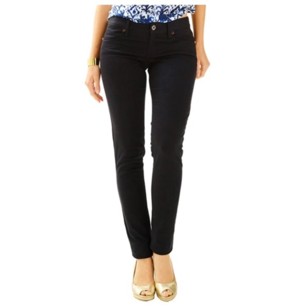 Lilly Pulitzer Worth Skinny Jeans in Onyx